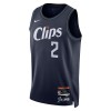 Camiseta Hombre NBA Los Angeles Clippers Kawhi Leonard 2023-24 Nike City Edition Navy Swingman